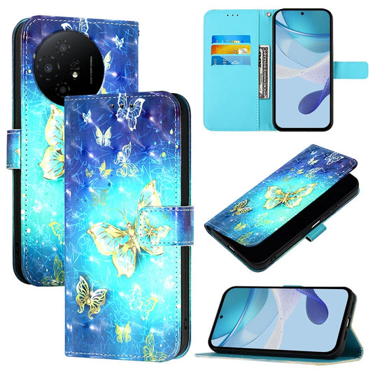 TCL 50 XL 5G Leather Flip Phone Case with 3D Painted Design, Card Holder, Wallet & Stand Function - Durable Protection & Easy Access