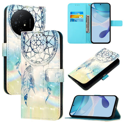 TCL 50 XL 5G Leather Flip Phone Case with 3D Painted Design, Card Holder, Wallet & Stand Function - Durable Protection & Easy Access