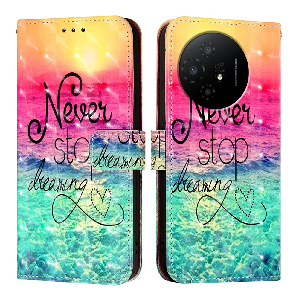 TCL 50 XL 5G Leather Flip Phone Case with 3D Painted Design, Card Holder, Wallet & Stand Function - Durable Protection & Easy Access