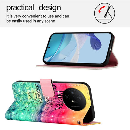 TCL 50 XL 5G Leather Flip Phone Case with 3D Painted Design, Card Holder, Wallet & Stand Function - Durable Protection & Easy Access
