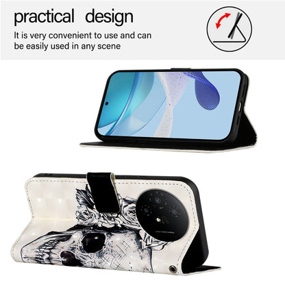 TCL 50 XL 5G Leather Flip Phone Case with 3D Painted Design, Card Holder, Wallet & Stand Function - Durable Protection & Easy Access