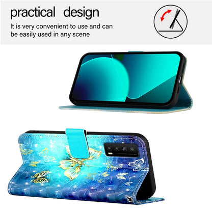 TCL Stylus 5G Leather Flip Phone Case with 3D Painted Design, Card Holder, Wallet & Stand Function - Durable Protection & Easy Access