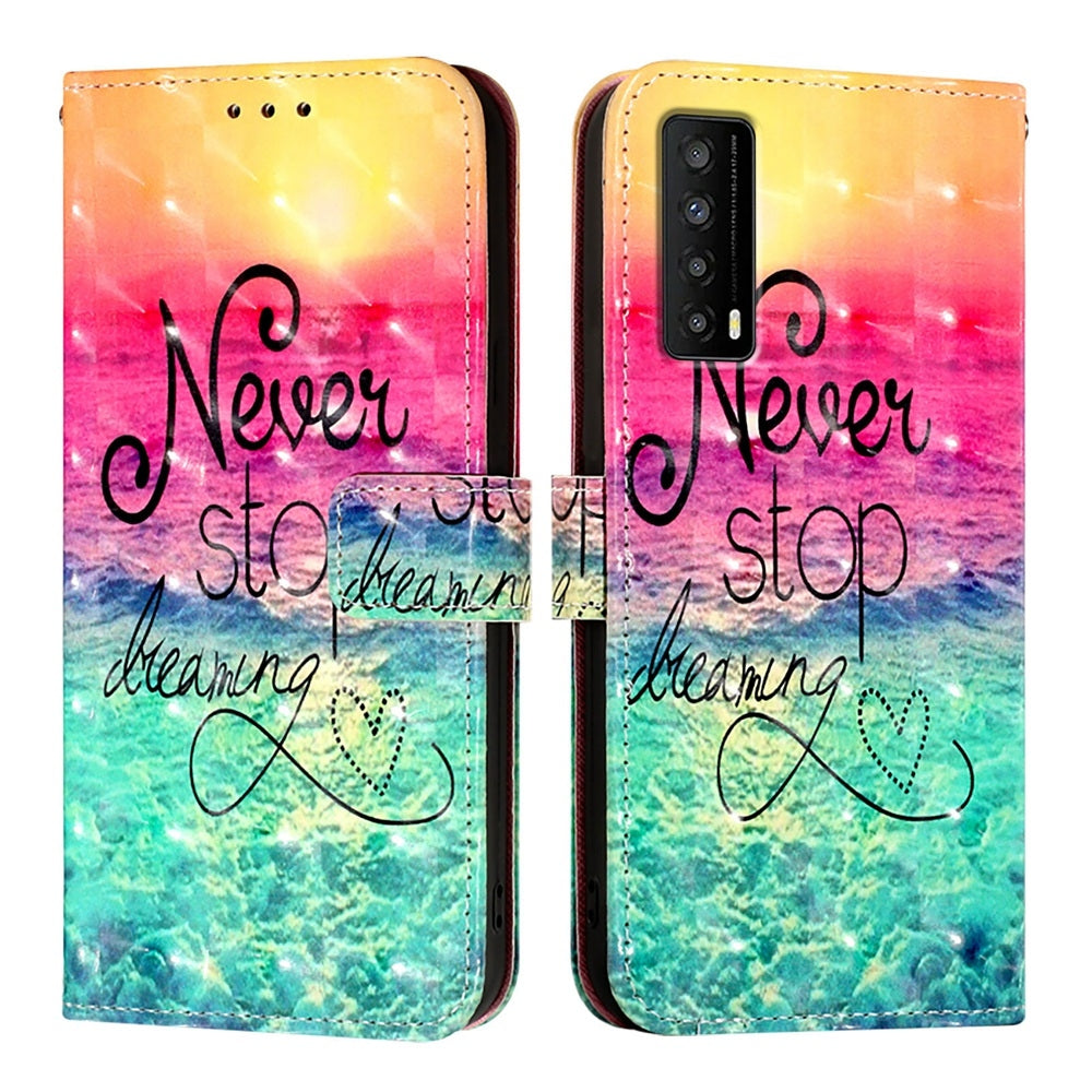 TCL Stylus 5G Leather Flip Phone Case with 3D Painted Design, Card Holder, Wallet & Stand Function - Durable Protection & Easy Access