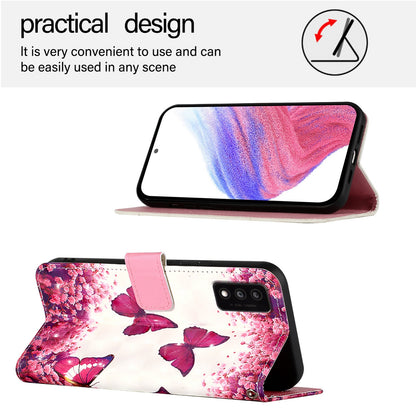 TCL 30T T603DL Leather Flip Phone Case with 3D Painted Design, Card Holder, Wallet & Stand Function - Durable Protection & Easy Access