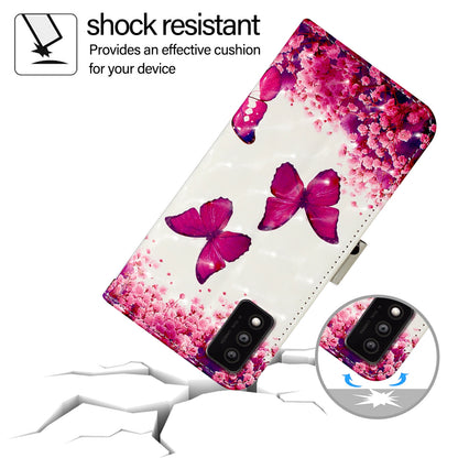 TCL 30T T603DL Leather Flip Phone Case with 3D Painted Design, Card Holder, Wallet & Stand Function - Durable Protection & Easy Access