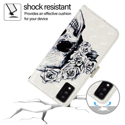 TCL 30T T603DL Leather Flip Phone Case with 3D Painted Design, Card Holder, Wallet & Stand Function - Durable Protection & Easy Access