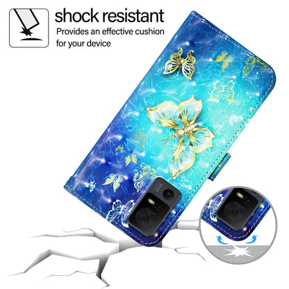 TCL 40 XL Leather Flip Phone Case with 3D Painted Design, Card Holder, Wallet & Stand Function - Durable Protection & Easy Access