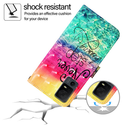 TCL 40 XL Leather Flip Phone Case with 3D Painted Design, Card Holder, Wallet & Stand Function - Durable Protection & Easy Access