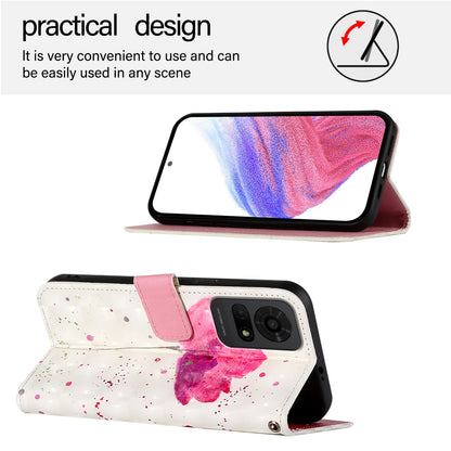 TCL 50 LE 5G Leather Flip Phone Case with 3D Painted Design, Card Holder, Wallet & Stand Function - Durable Protection & Easy Access