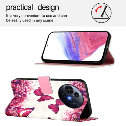 TCL 50 Pro NxtPaper Leather Flip Phone Case with 3D Painted Design, Card Holder, Wallet & Stand Function - Durable Protection & Easy Access