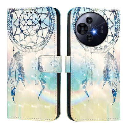 TCL 50 Pro NxtPaper Leather Flip Phone Case with 3D Painted Design, Card Holder, Wallet & Stand Function - Durable Protection & Easy Access