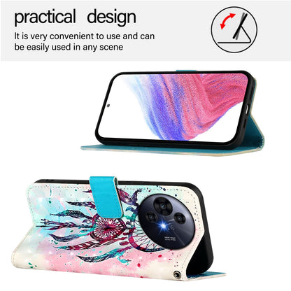 TCL 50 Pro NxtPaper Leather Flip Phone Case with 3D Painted Design, Card Holder, Wallet & Stand Function - Durable Protection & Easy Access