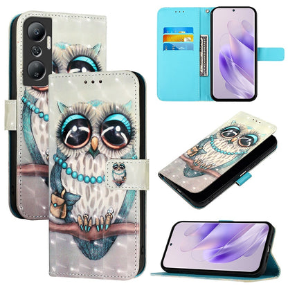 Infinix Hot 20 4G Leather Flip Phone Case with 3D Painted Design, Card Holder, Wallet & Stand Function - Durable Protection & Easy Access