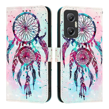 Infinix Hot 20 5G Leather Flip Phone Case with 3D Painted Design, Card Holder, Wallet & Stand Function - Durable Protection & Easy Access