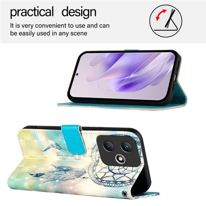 Infinix Hot 30 Play Leather Flip Phone Case with 3D Painted Design, Card Holder, Wallet & Stand Function - Durable Protection & Easy Access