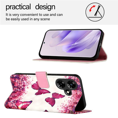 Infinix Hot 30i Leather Flip Phone Case with 3D Painted Design, Card Holder, Wallet & Stand Function - Durable Protection & Easy Access