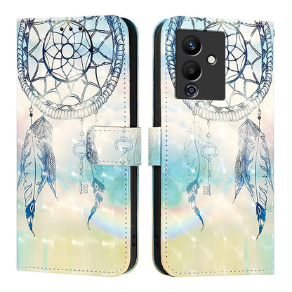 Infinix Note 12 5G Leather Flip Phone Case with 3D Painted Design, Card Holder, Wallet & Stand Function - Durable Protection & Easy Access