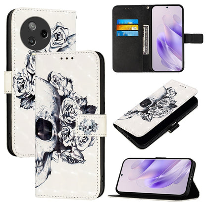 Infinix Note 12 2023 Leather Flip Phone Case with 3D Painted Design, Card Holder, Wallet & Stand Function - Durable Protection & Easy Access