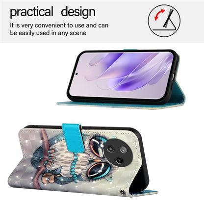 Infinix Note 12 Pro 4G Leather Flip Phone Case with 3D Painted Design, Card Holder, Wallet & Stand Function - Durable Protection & Easy Access