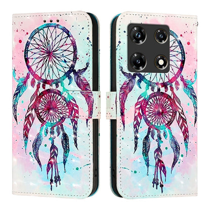 Infinix Note 30 Pro Leather Flip Phone Case with 3D Painted Design, Card Holder, Wallet & Stand Function - Durable Protection & Easy Access