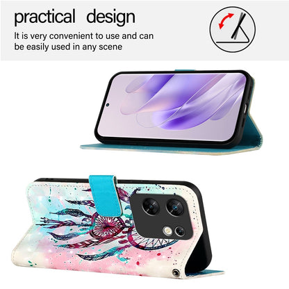 Infinix Zero 30 4G Leather Flip Phone Case with 3D Painted Design, Card Holder, Wallet & Stand Function - Durable Protection & Easy Access