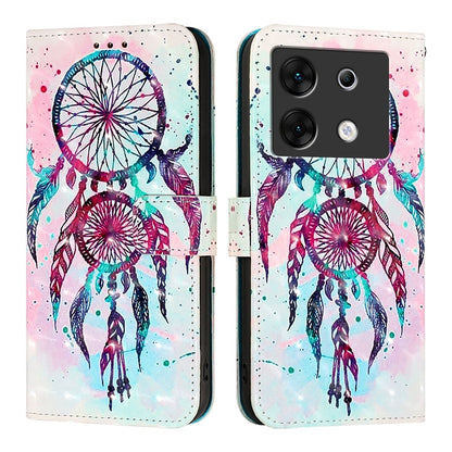 Infinix Zero 30 5G Leather Flip Phone Case with 3D Painted Design, Card Holder, Wallet & Stand Function - Durable Protection & Easy Access