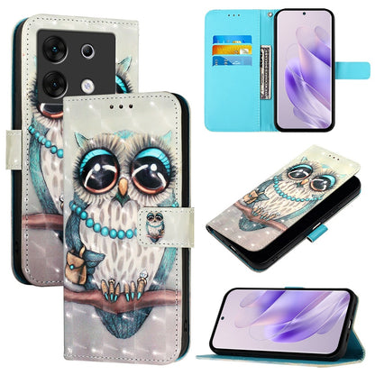 Infinix Zero 30 5G Leather Flip Phone Case with 3D Painted Design, Card Holder, Wallet & Stand Function - Durable Protection & Easy Access