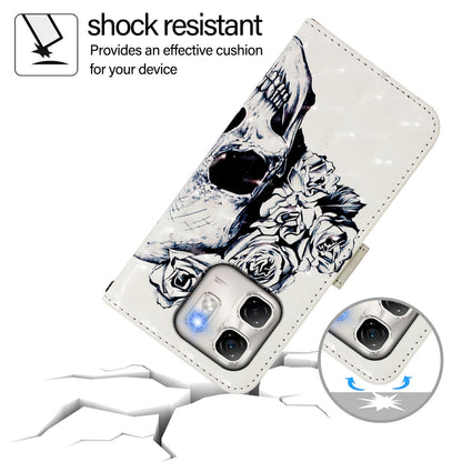 Infinix Smart 9 4G Leather Flip Phone Case with 3D Painted Design, Card Holder, Wallet & Stand Function - Durable Protection & Easy Access