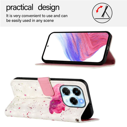 Infinix Note 40X 5G Leather Flip Phone Case with 3D Painted Design, Card Holder, Wallet & Stand Function - Durable Protection & Easy Access