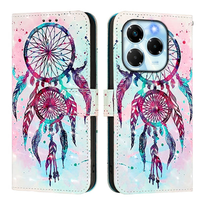 Infinix Note 40X 5G Leather Flip Phone Case with 3D Painted Design, Card Holder, Wallet & Stand Function - Durable Protection & Easy Access