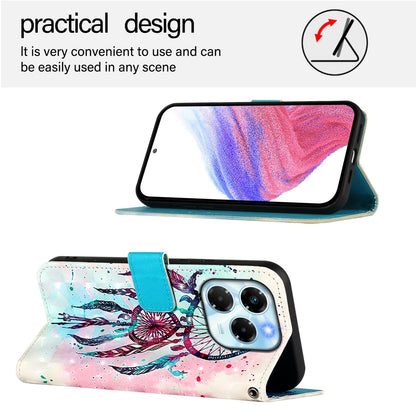 Infinix Note 40X 5G Leather Flip Phone Case with 3D Painted Design, Card Holder, Wallet & Stand Function - Durable Protection & Easy Access