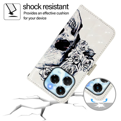 Infinix Note 40X 5G Leather Flip Phone Case with 3D Painted Design, Card Holder, Wallet & Stand Function - Durable Protection & Easy Access