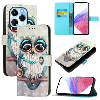 Infinix Note 40X 5G Leather Flip Phone Case with 3D Painted Design, Card Holder, Wallet & Stand Function - Durable Protection & Easy Access