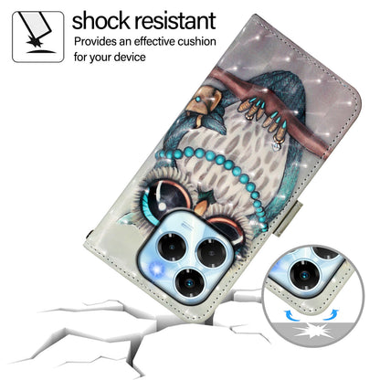 Infinix Note 40X 5G Leather Flip Phone Case with 3D Painted Design, Card Holder, Wallet & Stand Function - Durable Protection & Easy Access