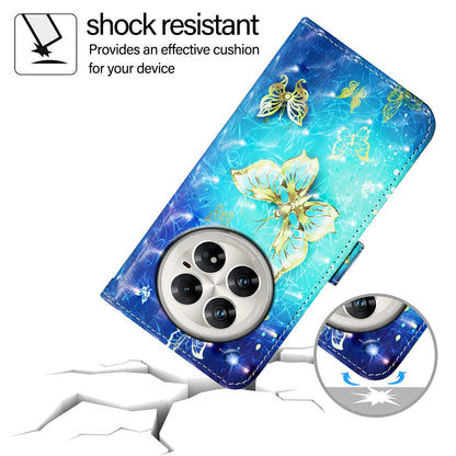 Infinix Zero 40 4G/5G Leather Flip Phone Case with 3D Painted Design, Card Holder, Wallet & Stand Function - Durable Protection & Easy Access