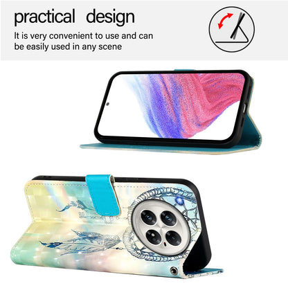 Infinix Zero 40 4G/5G Leather Flip Phone Case with 3D Painted Design, Card Holder, Wallet & Stand Function - Durable Protection & Easy Access