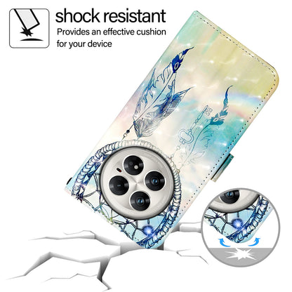 Infinix Zero 40 4G/5G Leather Flip Phone Case with 3D Painted Design, Card Holder, Wallet & Stand Function - Durable Protection & Easy Access