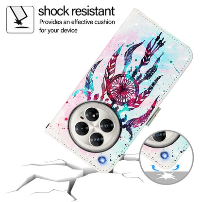 Infinix Zero 40 4G/5G Leather Flip Phone Case with 3D Painted Design, Card Holder, Wallet & Stand Function - Durable Protection & Easy Access