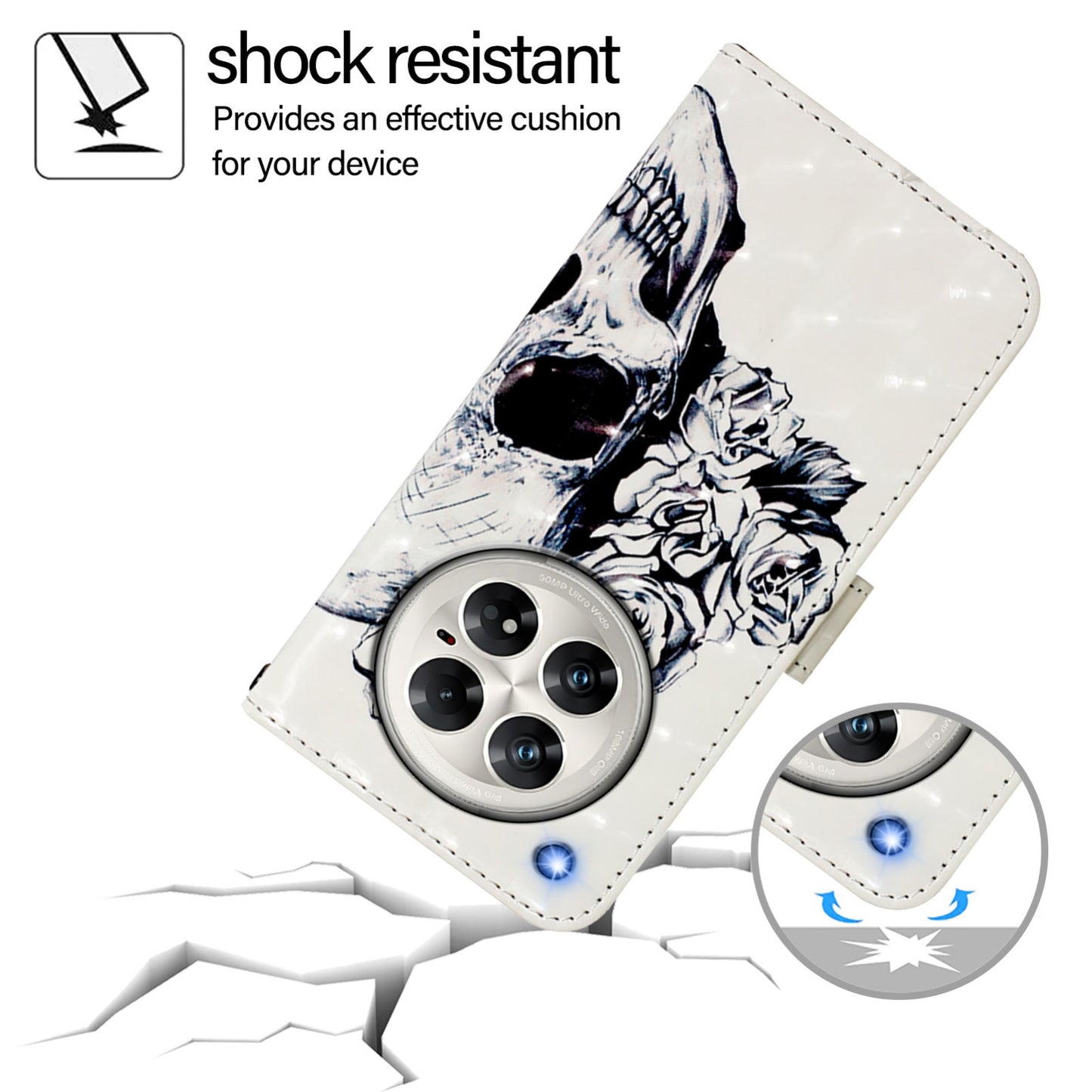 Infinix Zero 40 4G/5G Leather Flip Phone Case with 3D Painted Design, Card Holder, Wallet & Stand Function - Durable Protection & Easy Access