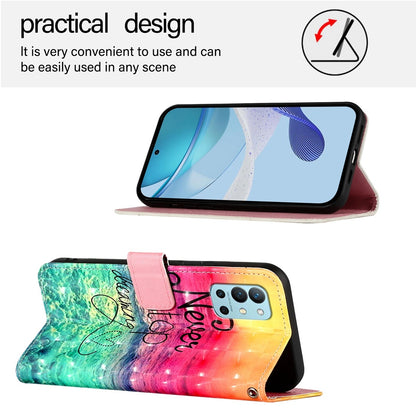OnePlus 8T Leather Flip Phone Case with 3D Painted Design, Card Holder, Wallet & Stand Function - Durable Protection & Easy Access
