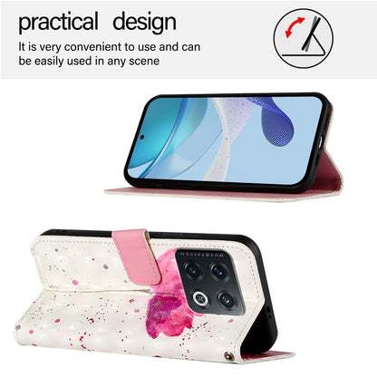 OnePlus 10 Pro Leather Flip Phone Case with 3D Painted Design, Card Holder, Wallet & Stand Function - Durable Protection & Easy Access