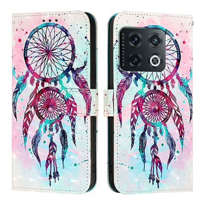 OnePlus 10 Pro Leather Flip Phone Case with 3D Painted Design, Card Holder, Wallet & Stand Function - Durable Protection & Easy Access
