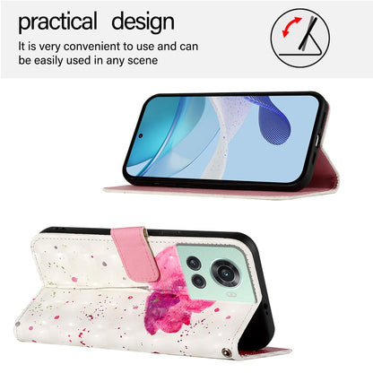OnePlus Ace Leather Flip Phone Case with 3D Painted Design, Card Holder, Wallet & Stand Function - Durable Protection & Easy Access