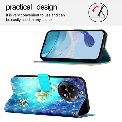 OnePlus 11R 5G Global Leather Flip Phone Case with 3D Painted Design, Card Holder, Wallet & Stand Function - Durable Protection & Easy Access