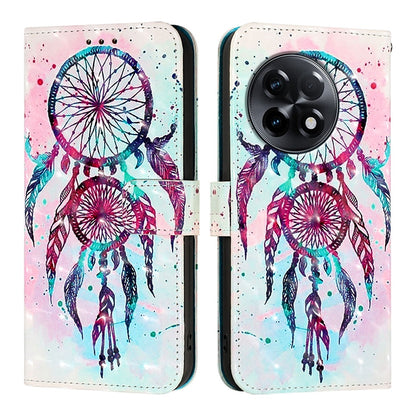 OnePlus 11R 5G Global Leather Flip Phone Case with 3D Painted Design, Card Holder, Wallet & Stand Function - Durable Protection & Easy Access