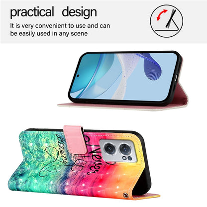 OnePlus Nord CE 2 5G Leather Flip Phone Case with 3D Painted Design, Card Holder, Wallet & Stand Function - Durable Protection & Easy Access