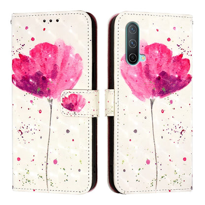 OnePlus Nord CE 5G Leather Flip Phone Case with 3D Painted Design, Card Holder, Wallet & Stand Function - Durable Protection & Easy Access