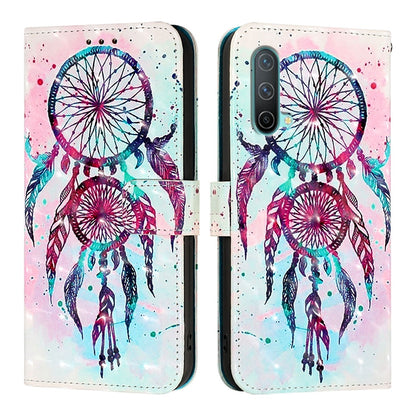 OnePlus Nord CE 5G Leather Flip Phone Case with 3D Painted Design, Card Holder, Wallet & Stand Function - Durable Protection & Easy Access