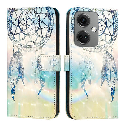 OnePlus Nord CE3 India Leather Flip Phone Case with 3D Painted Design, Card Holder, Wallet & Stand Function - Durable Protection & Easy Access