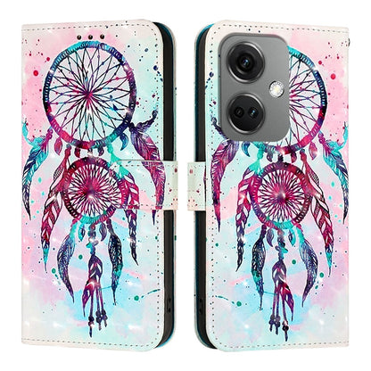 OnePlus Nord CE3 India Leather Flip Phone Case with 3D Painted Design, Card Holder, Wallet & Stand Function - Durable Protection & Easy Access